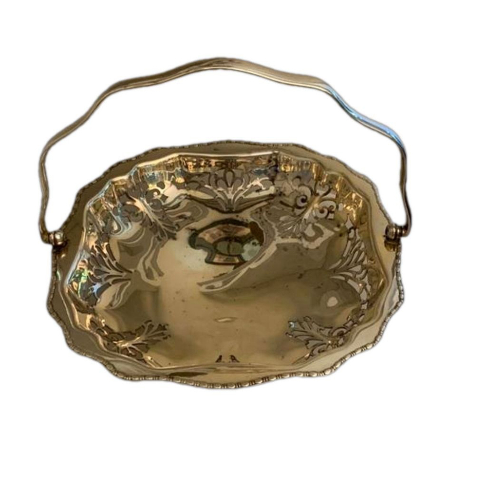 Silver plated basket